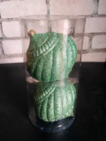 Украшение для больших елок "Юла" 15см и 20см, парча разных цветов